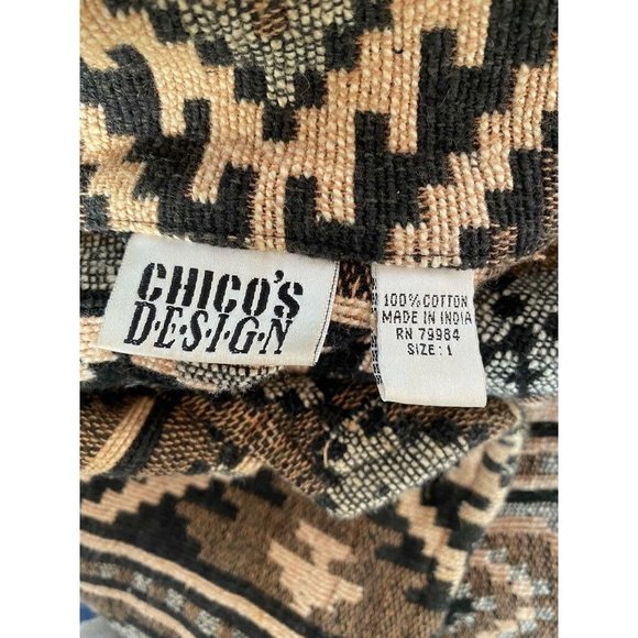 Chicos Design Womens Jacket Coat Multicolor Brown - Picture 12 of 12